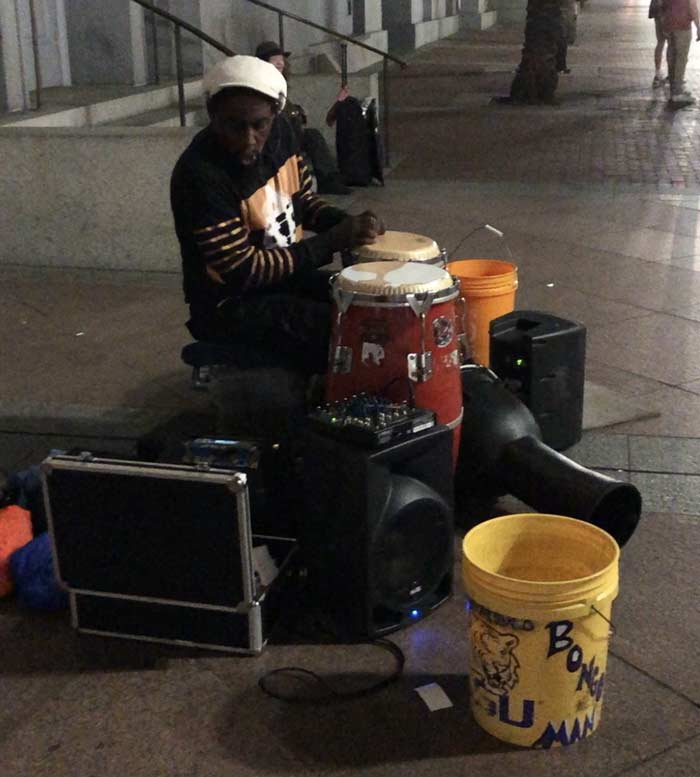 the bongo man of new orleans