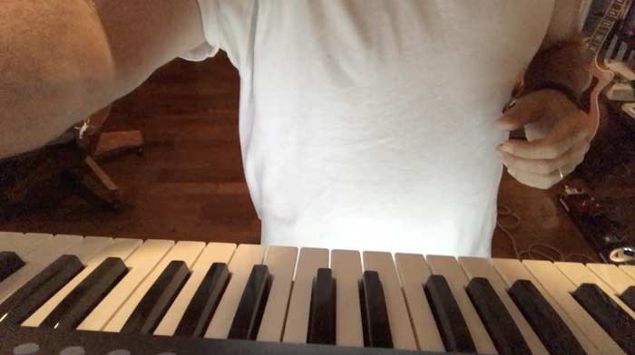 playing myself off stage
